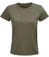 03579 Lds Pioneer SOL'S Ladies Pioneer Organic T-Shirt Khaki colour image